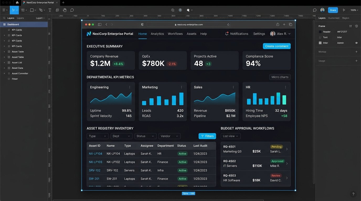 Company Management Hub Dashboard