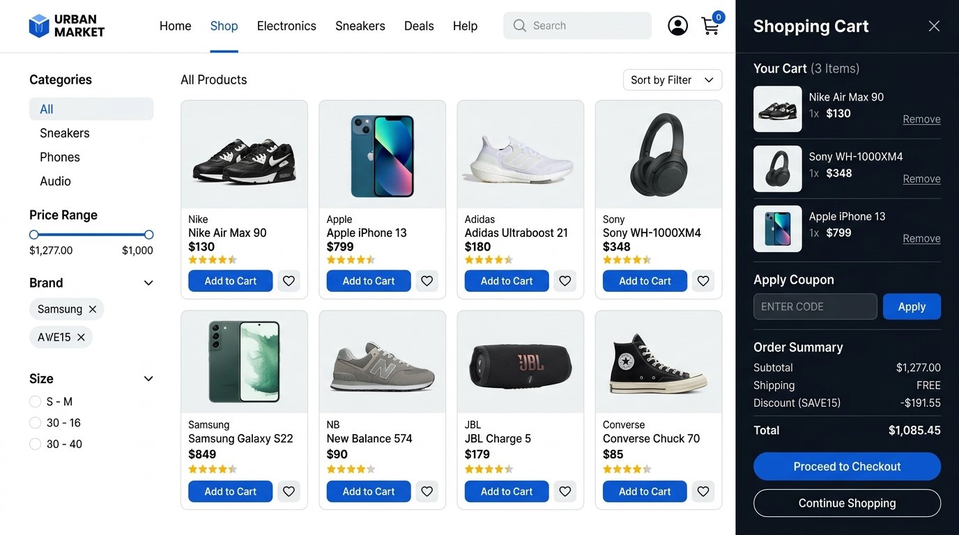 Online Shopping Platform Storefront