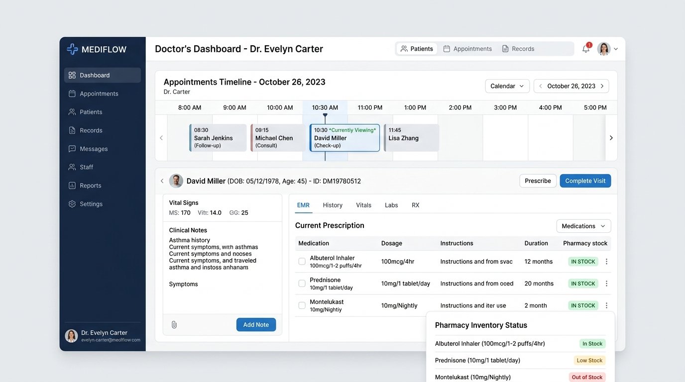 Hospital Management System OPD and EMR