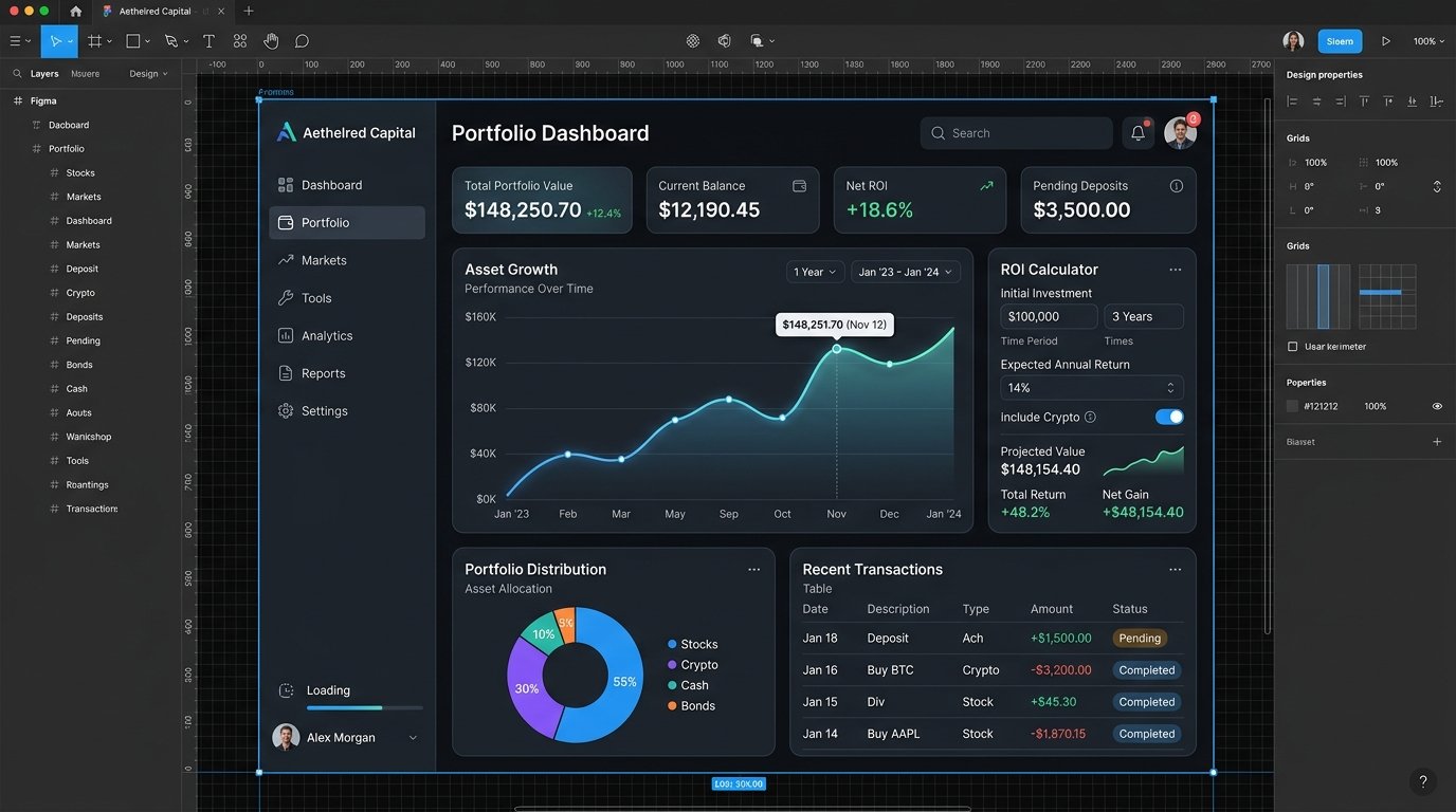 Investment and ROI Web Portal