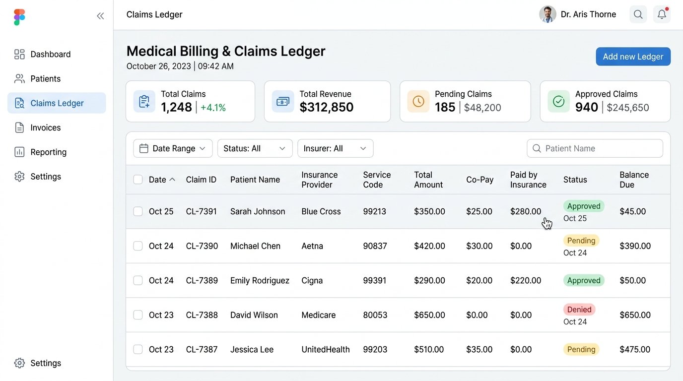 Medical Billing and Ledger System