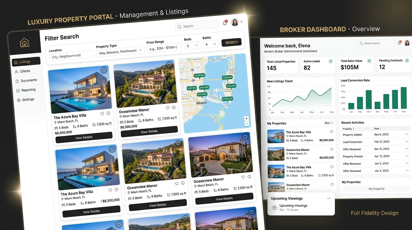 Real Estate Property Management Portal